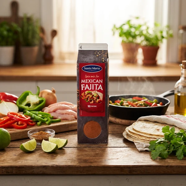 Mexican Fajita Gewürzmischung 277020 by SANTA M color Svart