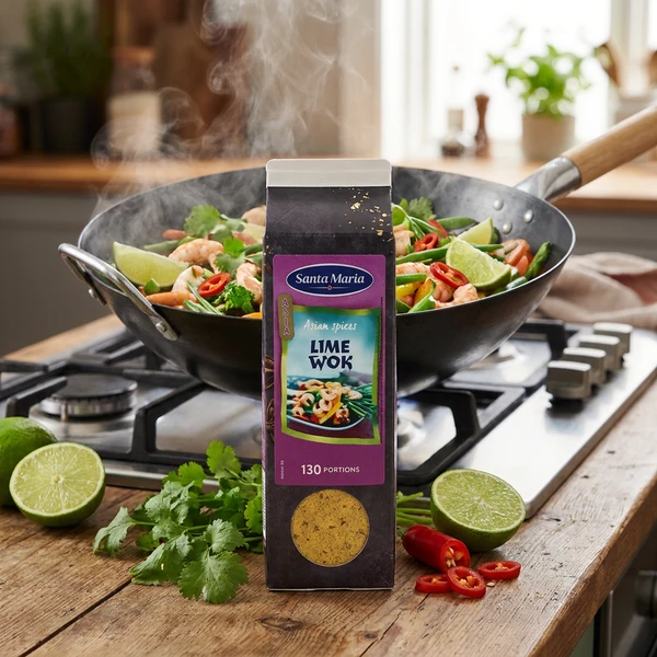 Gewürzmischung Lime Wok 269031 by SANTA M color Svart