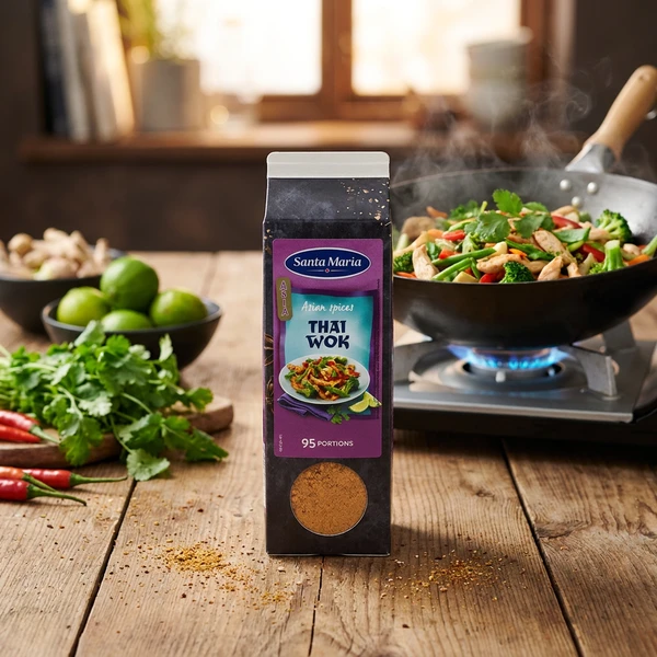 Gewürzmischung Thai Wok Spice 269015 by SANTA M color Svart
