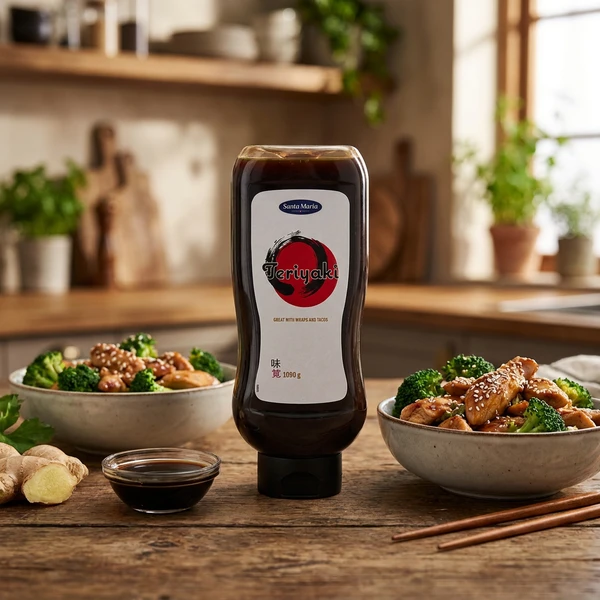 Teriyaki Sauce 500 ml 215859 by SANTA M color Svart
