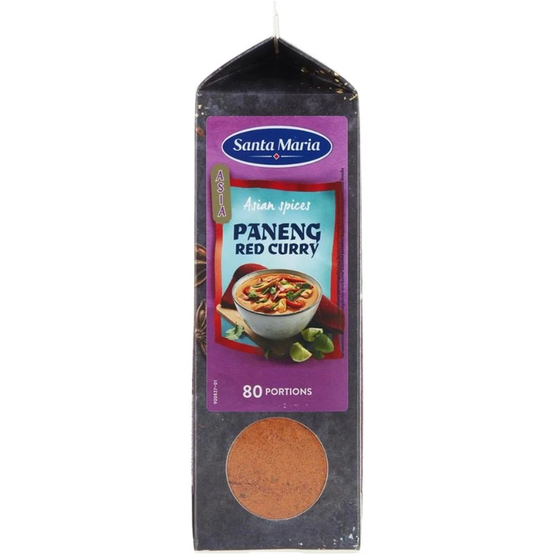 Paneng Curry Red Gewürzpaste 269017 by SANTA M color Svart
