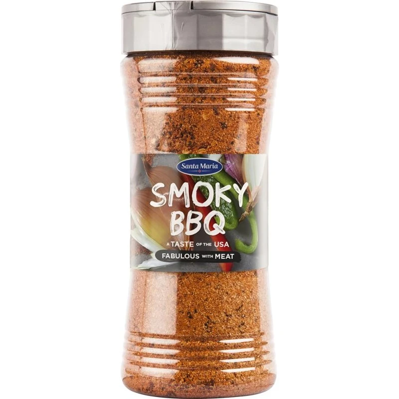 Gewürzmischung Barbecue Smoky 300 G 225801 by SANTA M color Svart