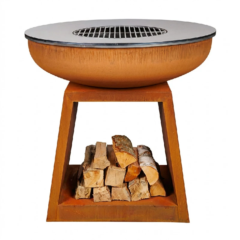 Cortenstahl-Grill 3165142 by COSY & TRENDY color Svart