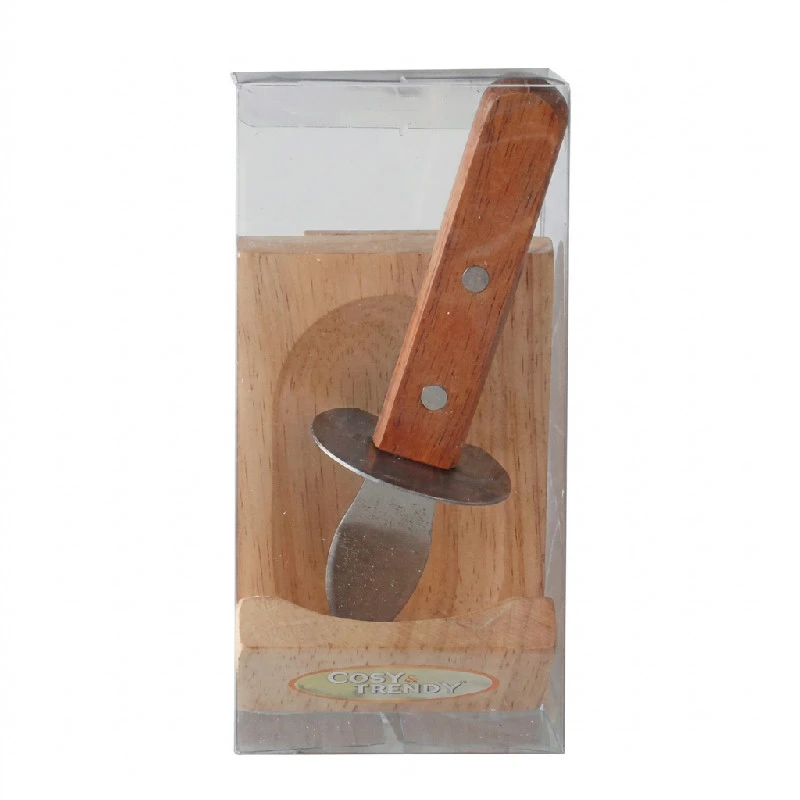Austernmesser mit Holzhalter 8,3 cm G103E0155 by COSY & TRENDY color Svart
