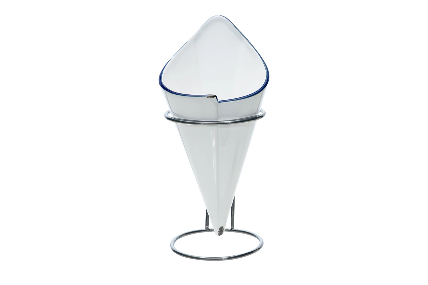 Pommes-Frites-Becher mit Halter Steingut 9,5 cm 4672022 by COSY & TRENDY color Svart