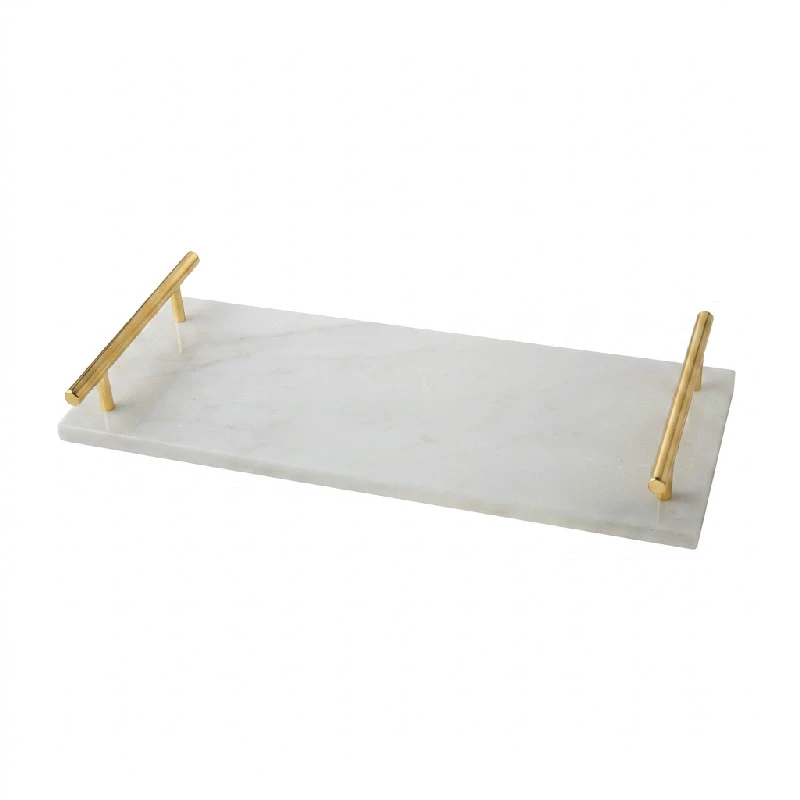 Marmortablett mit Griff 40x14x4,9cm 20173863 by COSY & TRENDY color Svart