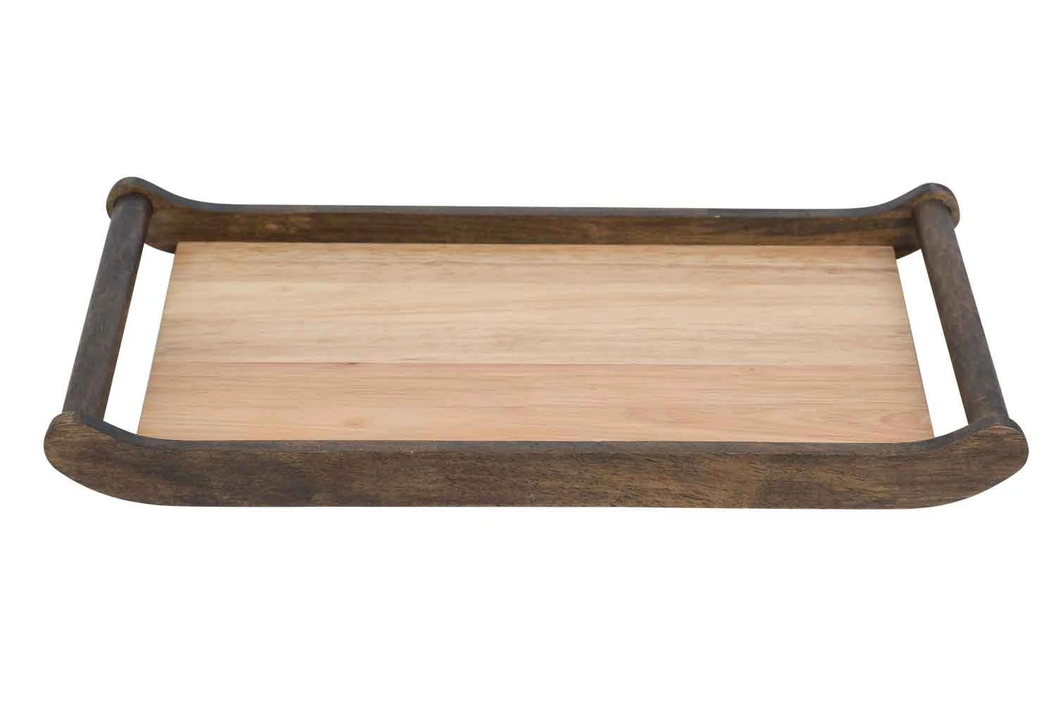 Serviertablett aus Holz rechteckig 40 cm 5256516 by COSY & TRENDY color Svart