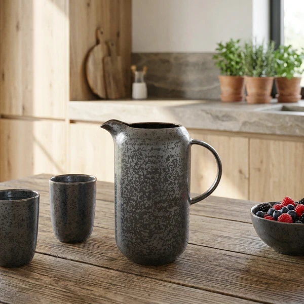 Krug Porzellan Mineral 1,65L 5699033 by COSY & TRENDY color Svart