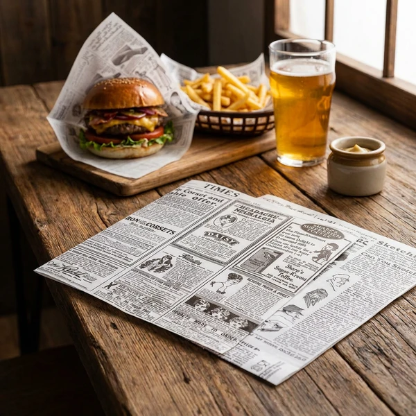 Burgertaschen Burgerpapier 29 cm 1000 Stück 5923890  color Svart