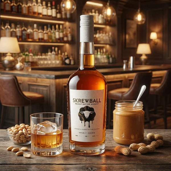 Skrewball Peanut Butter Whiskey 70 cl L-00-207-00  color Svart