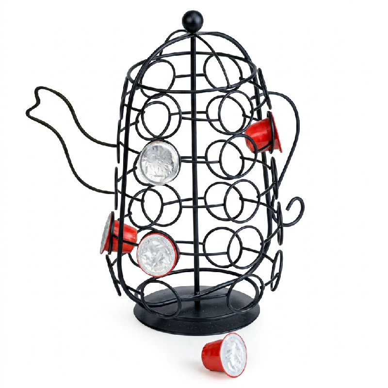 BarLife 2026 Kapselhalter für 30 Kapseln Metall H26cm 1120418 by COSY & TRENDY color Svart
