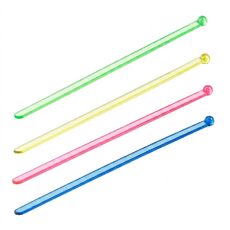 Cocktail-Rührstäbchen Kunststoff Bunt Sortiert 16,5cm 20 Stk. HNC0191B by COSY & TRENDY color Svart