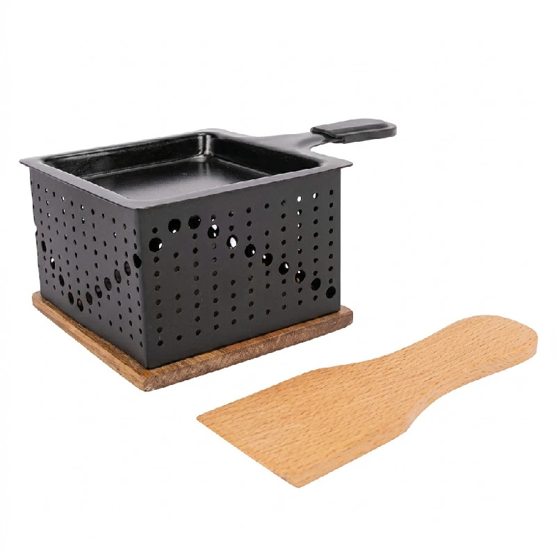 Raclette-Grill Quadratisch für 1 Person 16 cm 5659003 by COSY & TRENDY color Svart