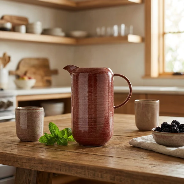 Porzellankrug Maroon 1,65L 5697033 by COSY & TRENDY color Svart
