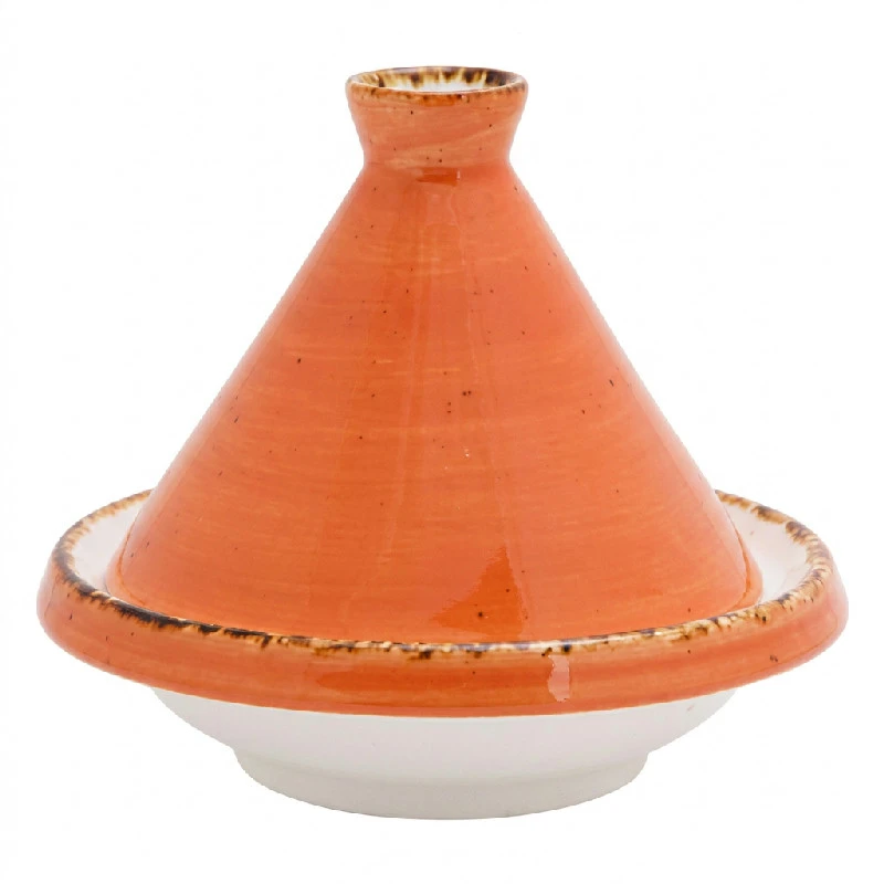 Tajine Porzellan Orange Ø13 cm x H11,2 cm 1480213 by COSY & TRENDY color Svart
