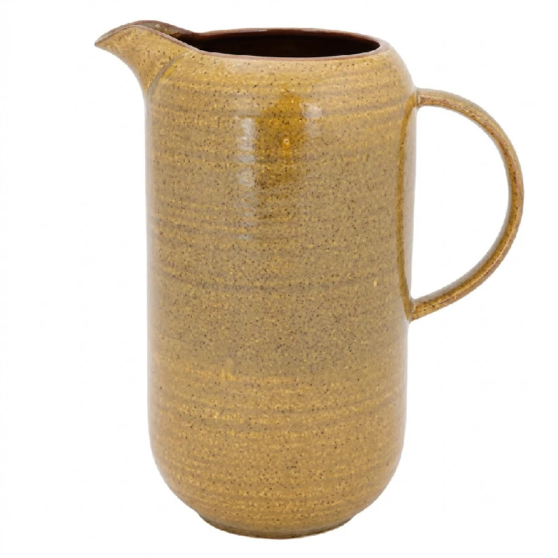 Wasserkrug Porzellan Senfgelb 1,65 L 5698033 by COSY & TRENDY color Svart