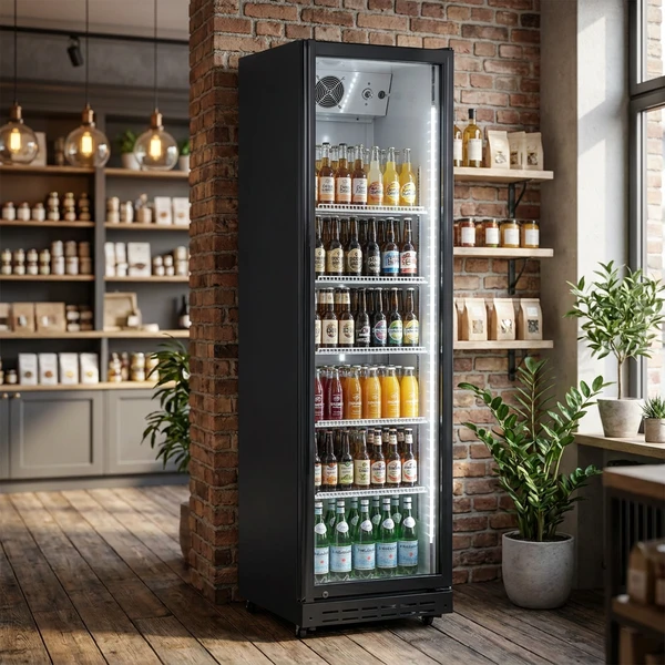 Display-Kühlschrank - DC430BD - Scandomestic DC430BD by Scandomestic color Svart
