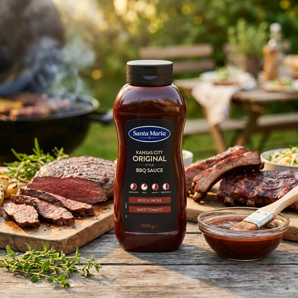 Barbecuesauce Kansas City Süß 380592 by SANTA M color Svart