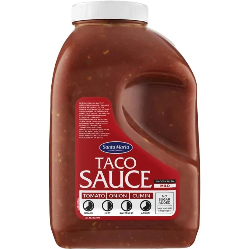 Tacosauce Mild Chili 233587 by SANTA M color Svart