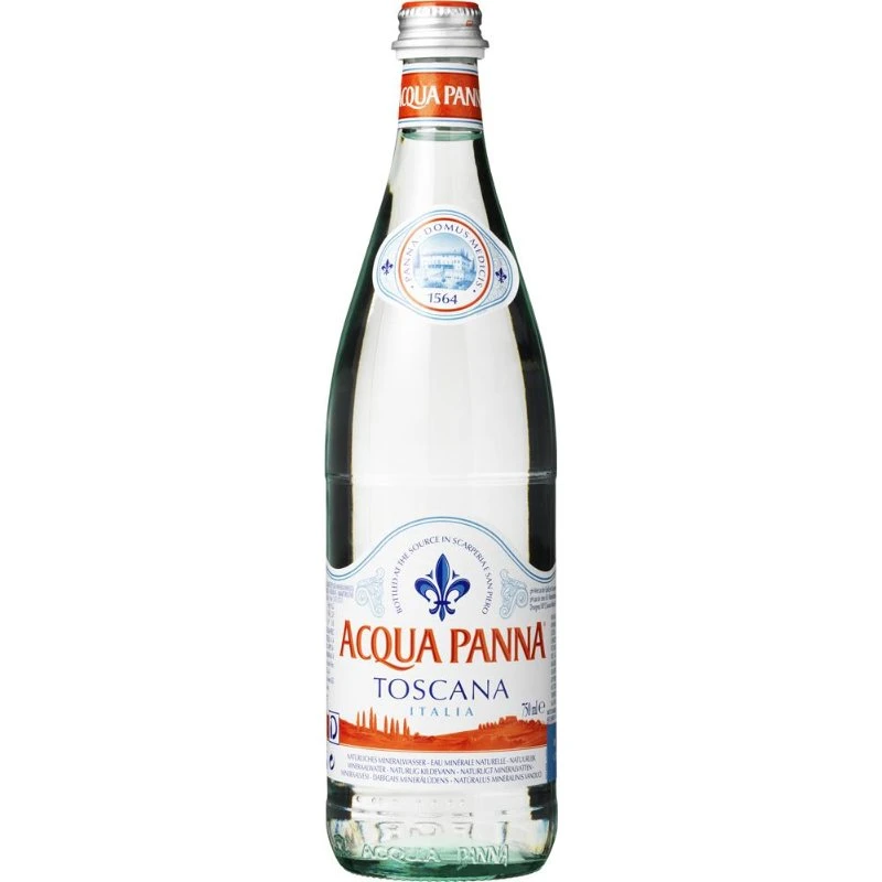 Acqua Panna Mineralwasser ohne Kohlensäure FL 75 cl 273984  color Svart