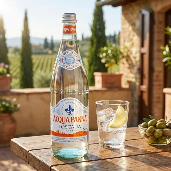 Acqua Panna Mineralwasser ohne Kohlensäure FL 75 cl 273984  color Svart