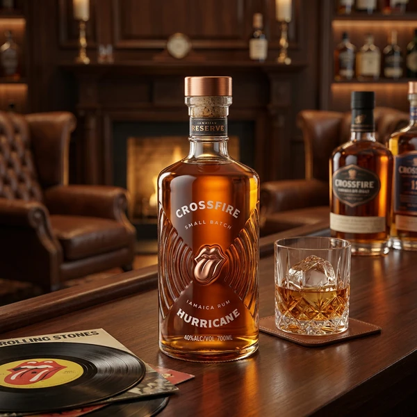 Crossfire Hurricane Reserve by The Rolling Stones 70 cl L-00-060-00  color Svart