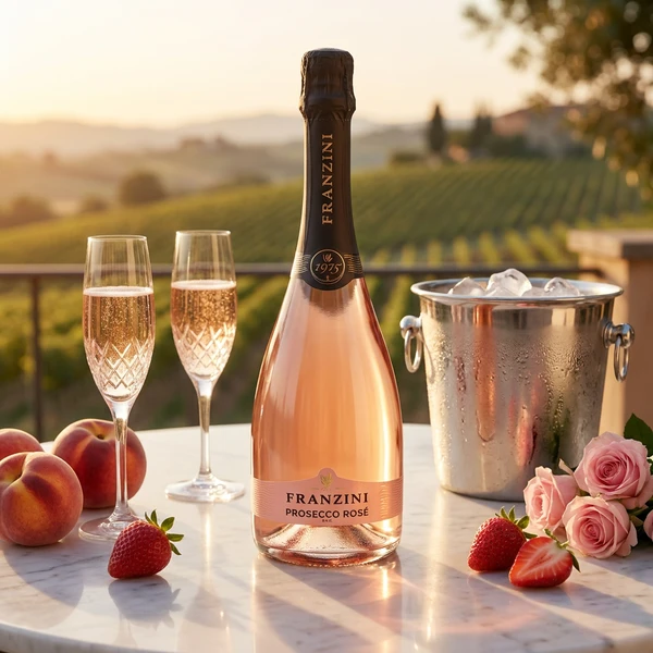 Franzini Prosecco Rosé 75 cl 1011478  color Svart