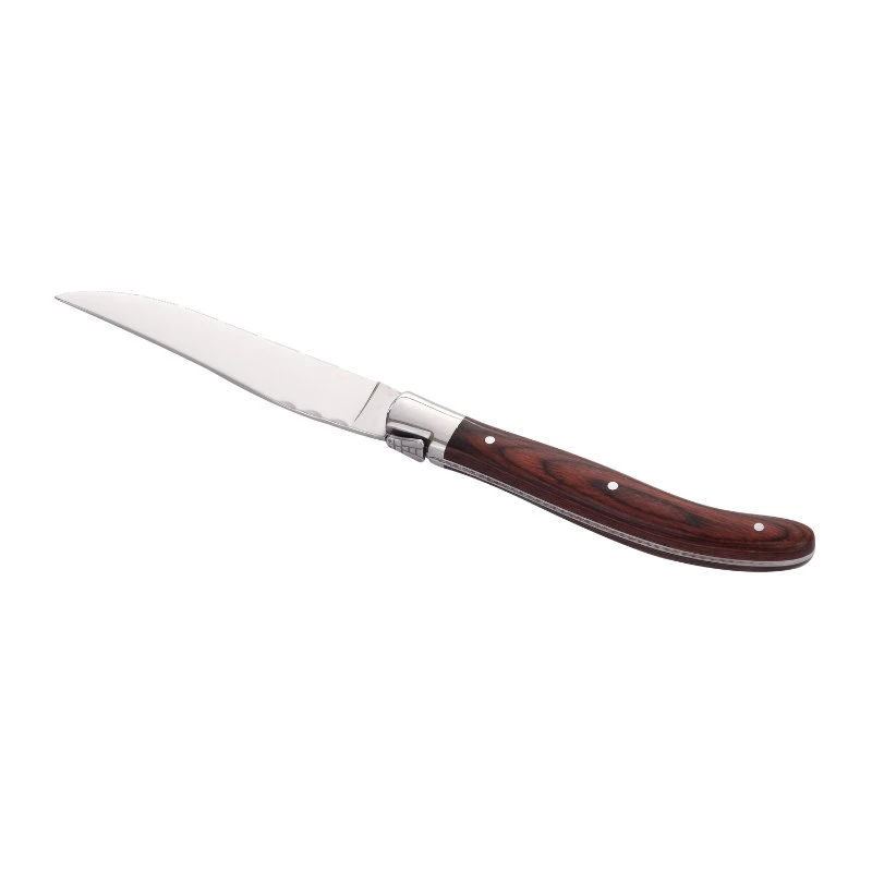 Laguiole Heritage Steakmesser aus Pakkaholz Glänzend – 6er-Set 40273000  color Svart