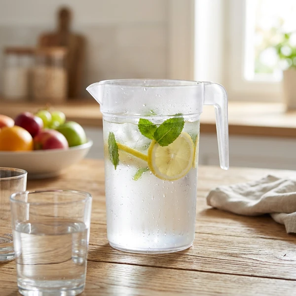 Kunststoffkanne ohne Deckel 1 Liter 749472  color Svart