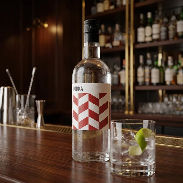 The Dane Vodka 70 cl 1010908  color Svart