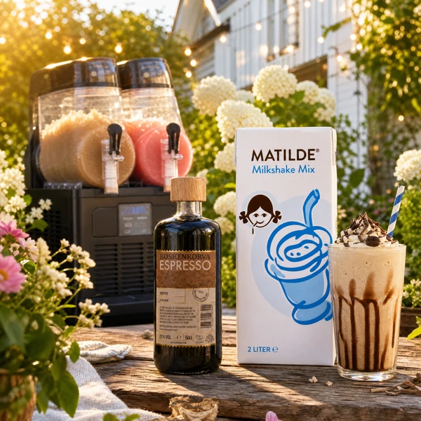 Iced Coffee – Slush-Ice-Cocktail-Set Bundle190  color Svart
