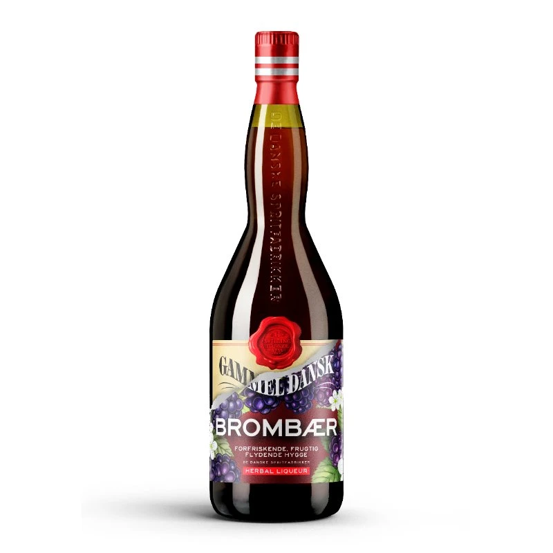 Gammel Dansk Brombær Bitter 70 cl 1044353  color Svart