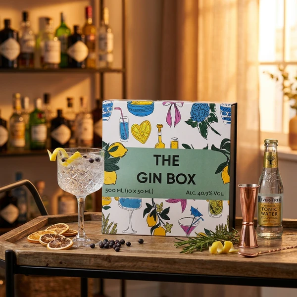 The Gin Box - 10 Gründe, Gin zu lieben Ginbox30 by The Ginbox color Svart