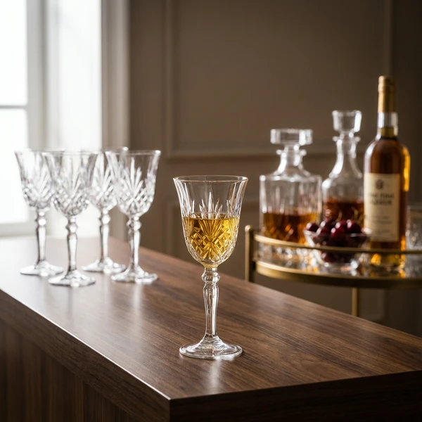 RCR Melodia Likörgläser 5 cl 6er-Set Glas0099  color Svart