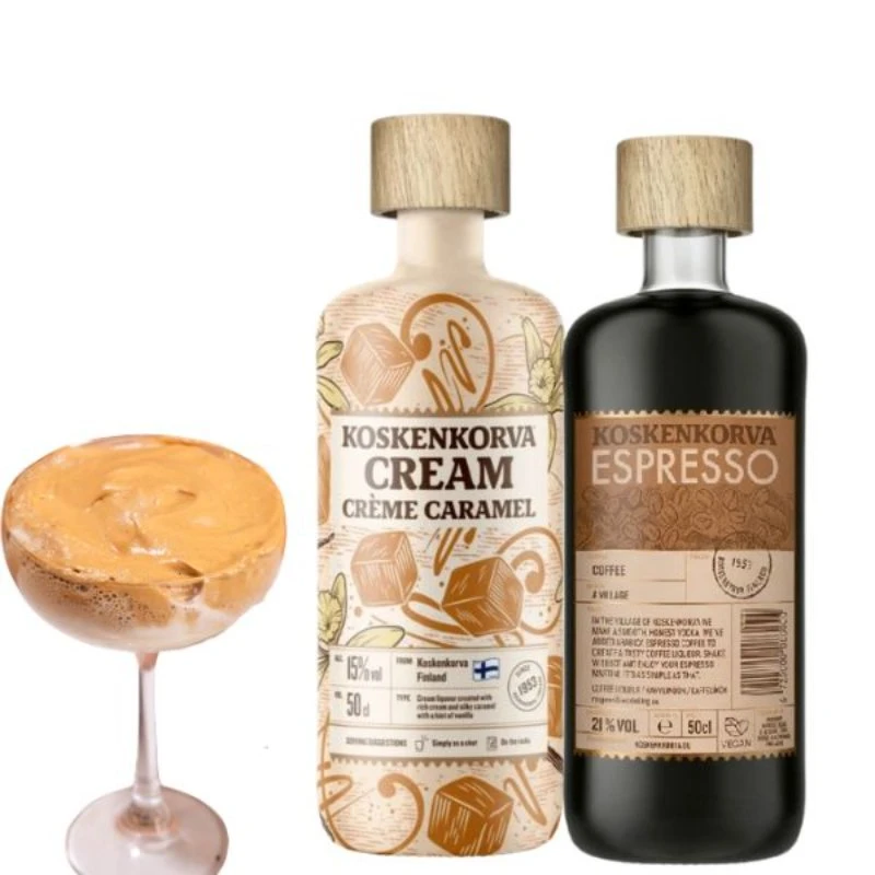 Creamy Caramel Espresso Martini – Cocktail-Set Bundle194  color Svart