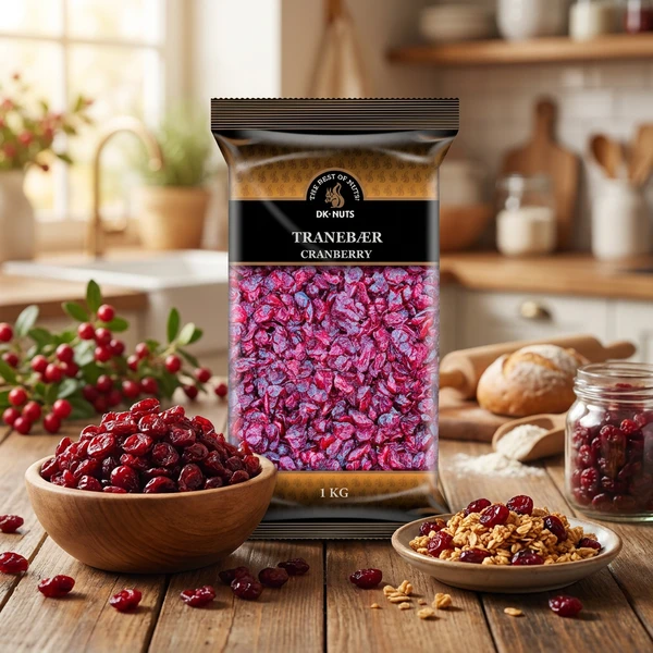 Getrocknete Cranberries 1 kg 621C  color Svart