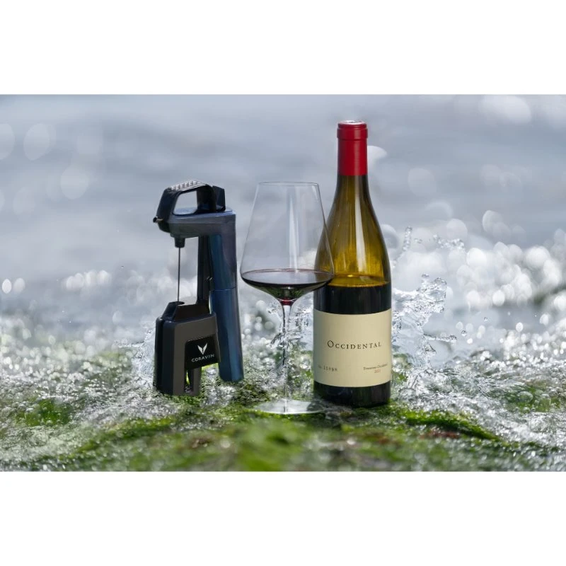 Coravin Timeless Six+ Weinsystem – Ocean Blue Limited Edition 112467B  color Svart