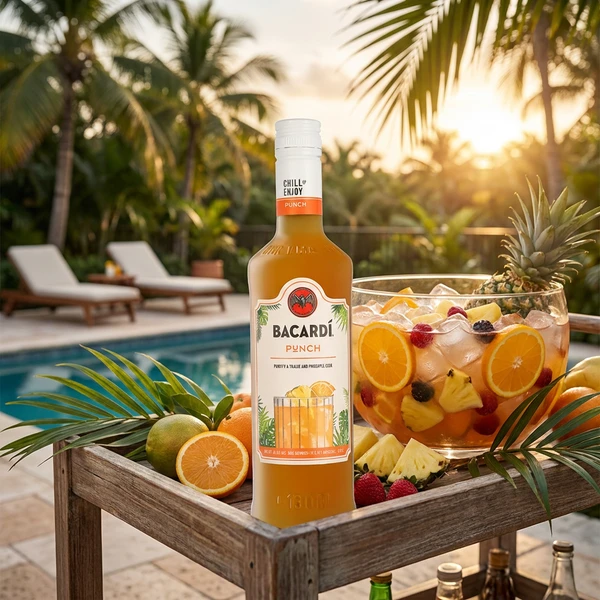 Bacardi Punch FL 50 L-01-042-00 by BACARDI color Svart