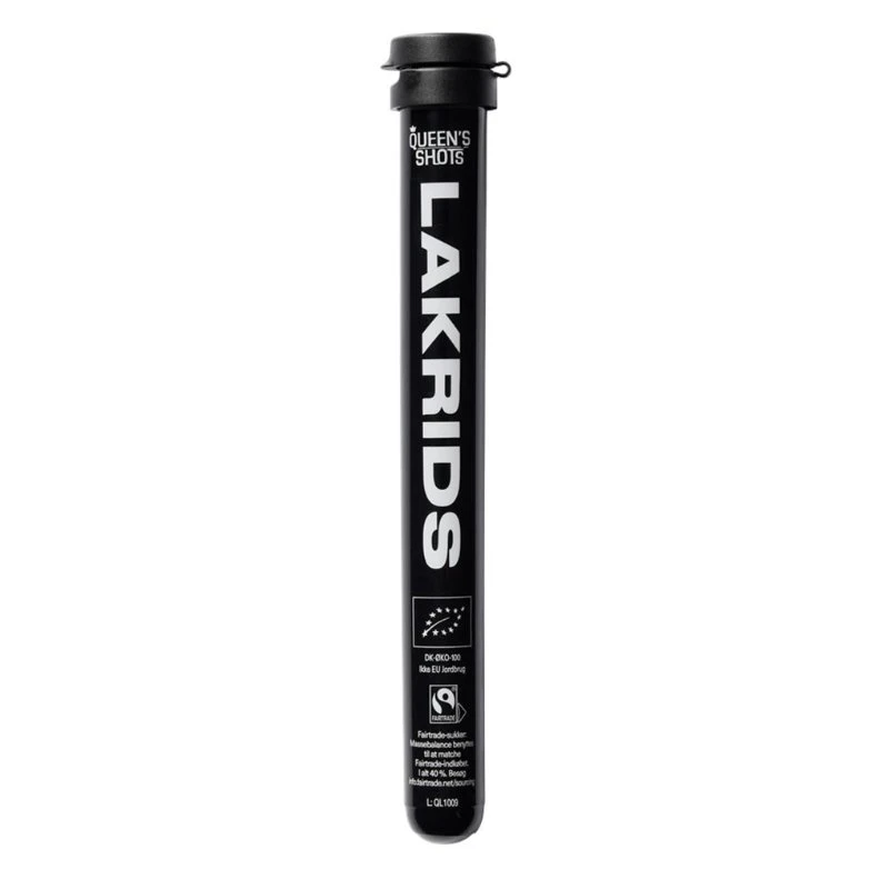 Queens Bio Lakritz Shot-Röhrchen (50x2cl) 376940 by QUEENS color Svart