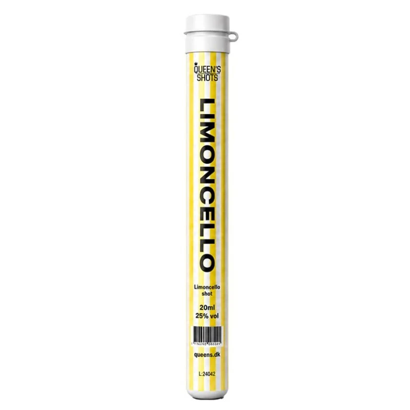 Queens Shot-Röhrchen Limoncello Bio (50x2cl) 390388 by QUEENS color Svart