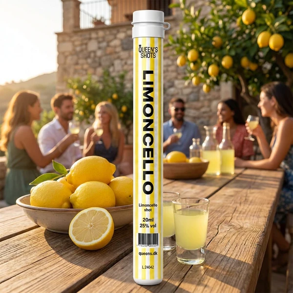 Queens Shot-Röhrchen Limoncello Bio (50x2cl) 390388 by QUEENS color Svart