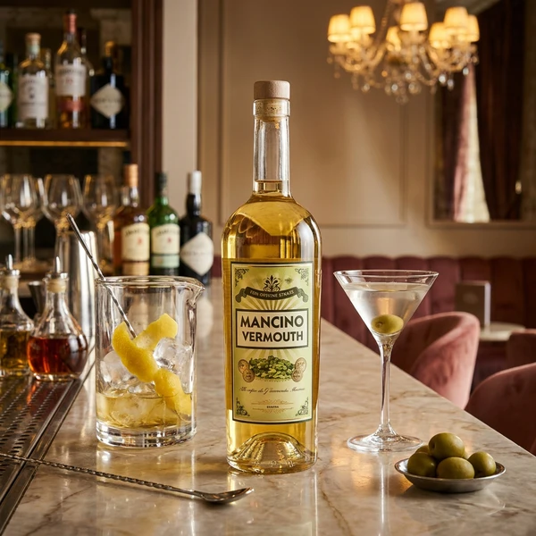 Mancino Secco Vermouth FL 75 40033  color Svart