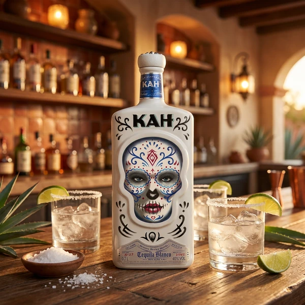 Kah Tequila Blanco FL 70 cl L-23-930-00  color Svart