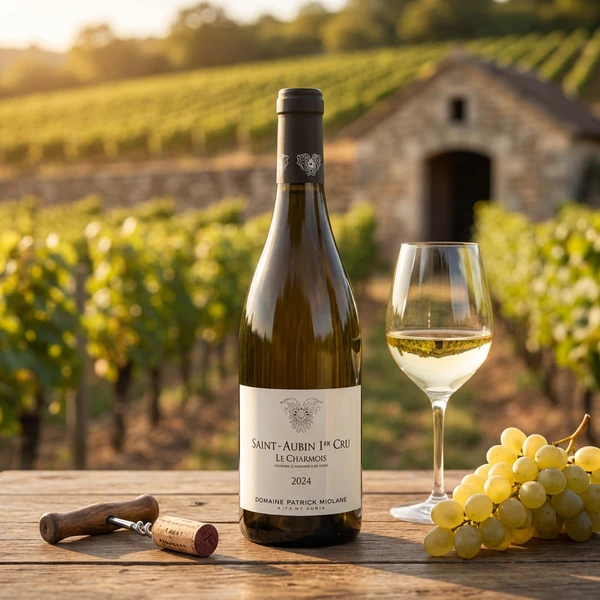 Patrick Miolane Saint Aubin 1er Cru Le Charmois 2024 0.75 L-68-416-00  color Svart