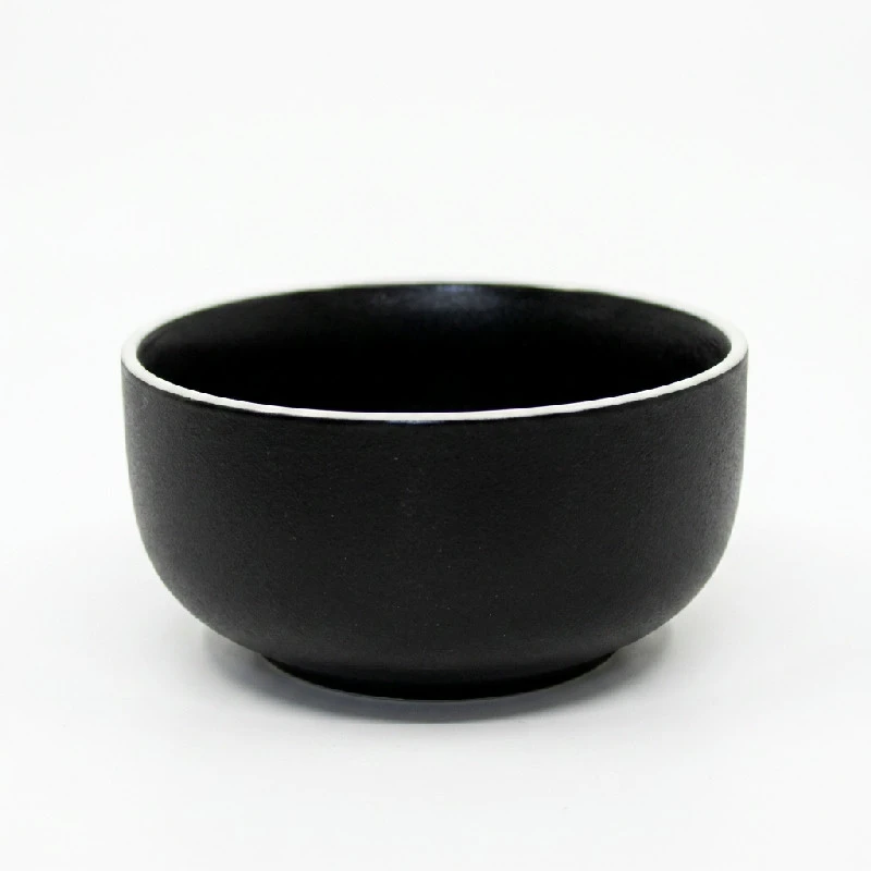 Schale 12 cm Schwarz/Weiß 5012011  color Svart