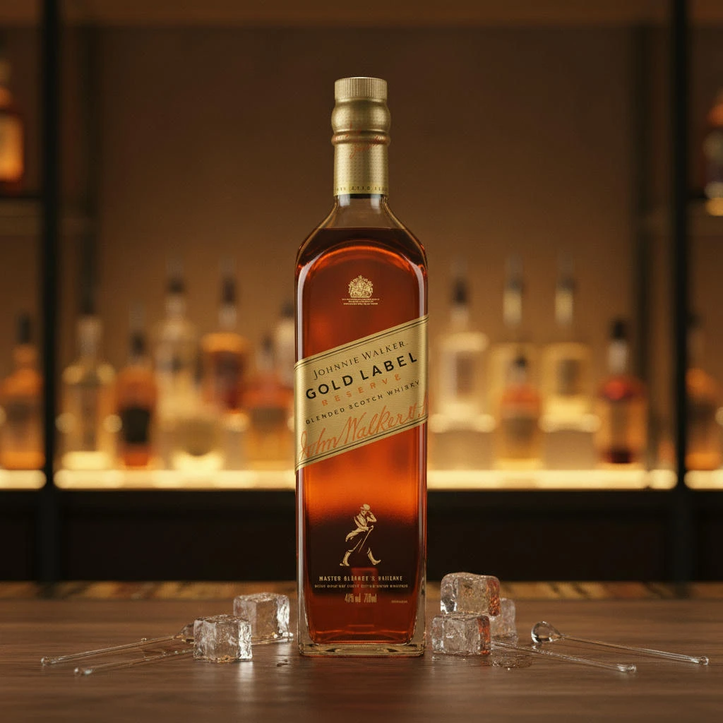Johnnie Walker Gold Label Reserve 70 cl 56012  color Svart