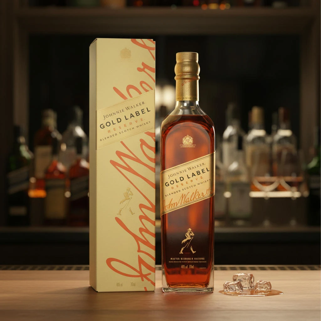 Johnnie Walker Gold Label Reserve 70 cl 56012  color Svart