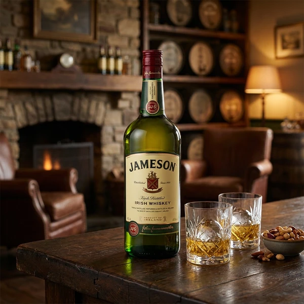Jameson Original Irish Whiskey (Jeroboam) FL 450 57018 by JAMESON color Svart