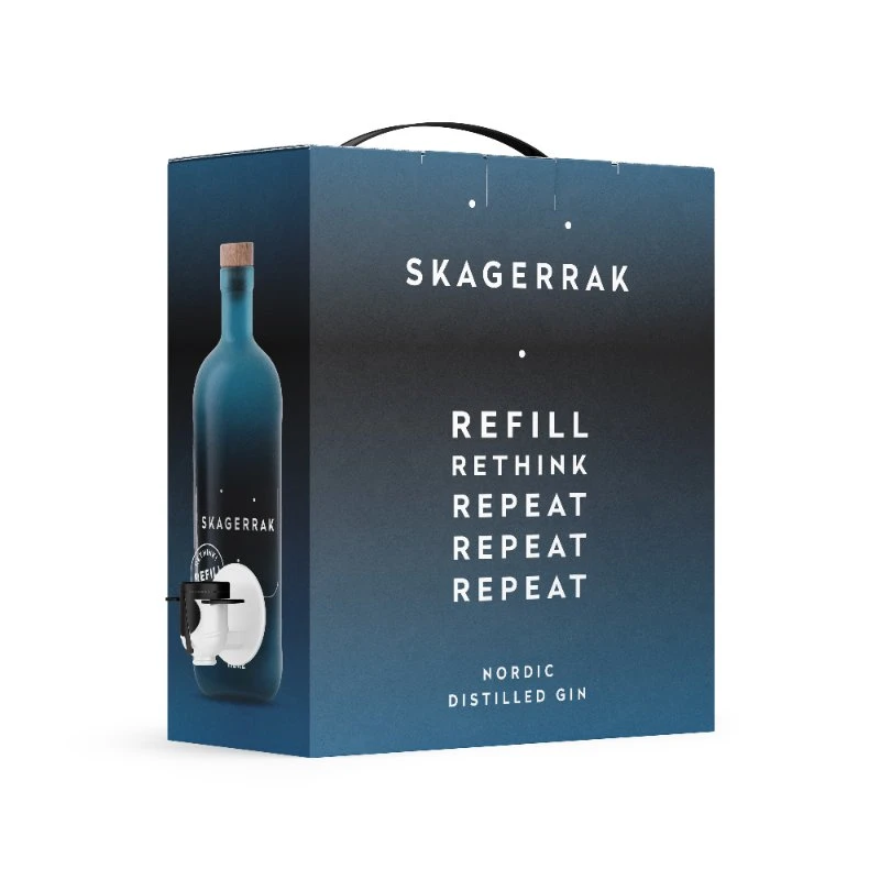 Skagerrak Nordic Dry Gin BIB 300 cl 1045032  color Svart