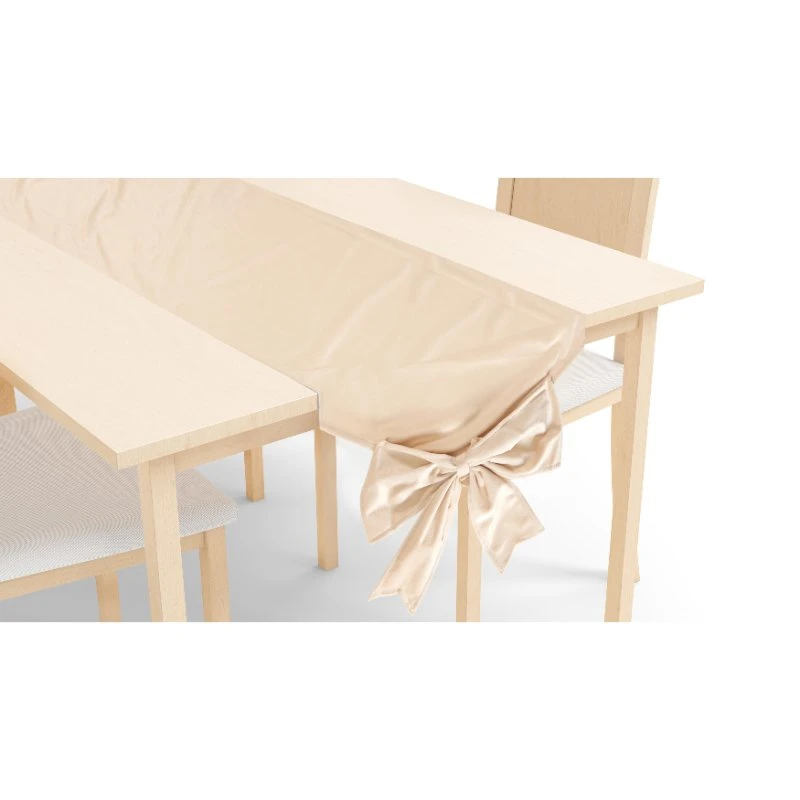 Tischläufer in Beige 33 x 240 cm 767653710  color Svart